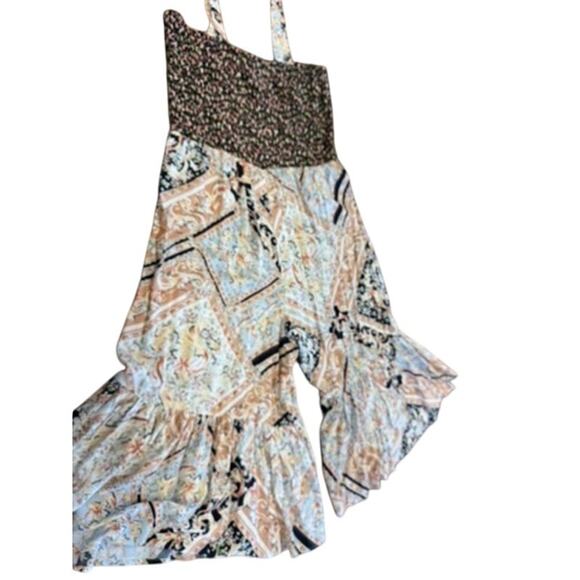 "KATE & MALLORY" 1 Pc. Jumpsuit SZ 1X Floral Boho Summer Cottage Core Babydoll - Picture 12 of 12